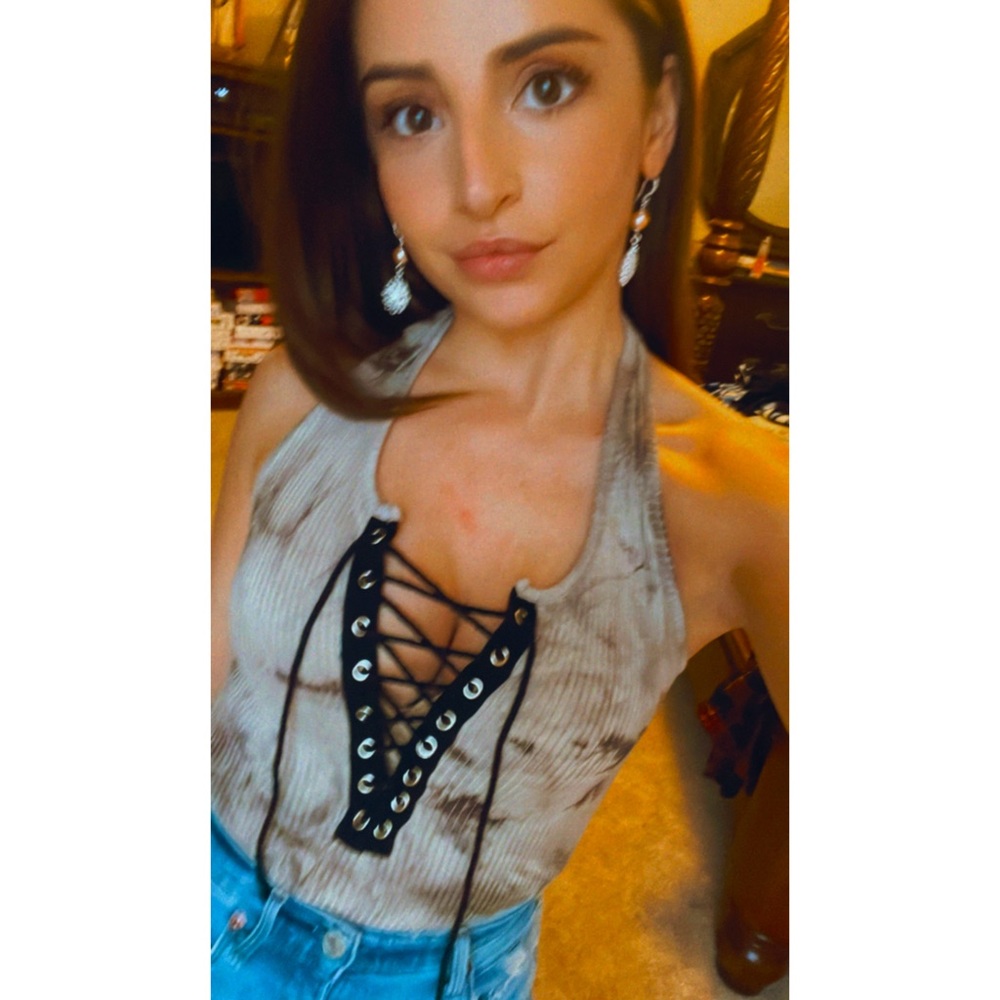 Tie Dye Halter Bodysuit